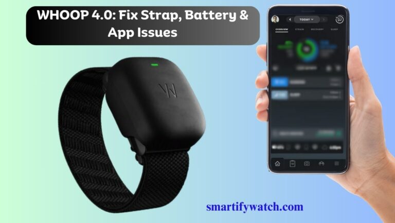 Whoop 4. 0 black fitness band issues with battery pack and whoop app.